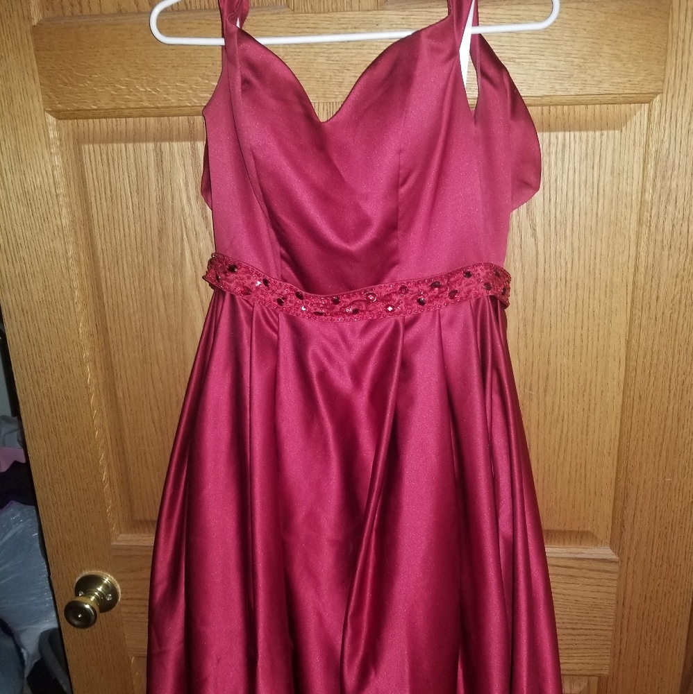 Long dress off the shoulder